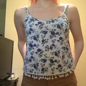 Floral crop top